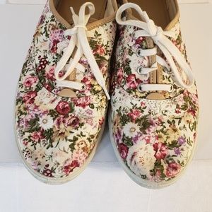 floral canvas shoes womens